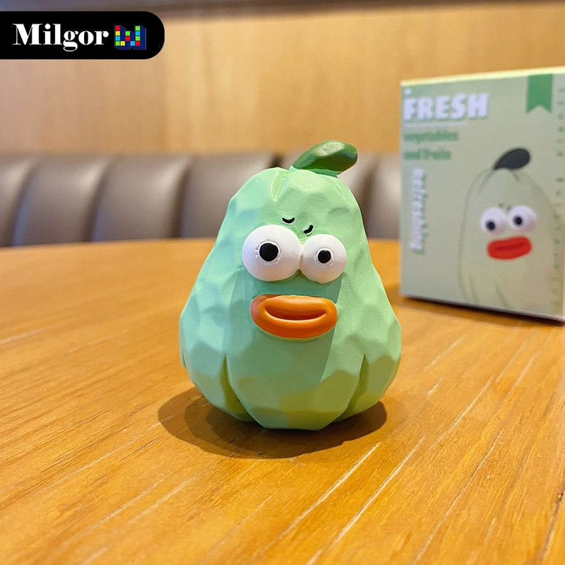 Cute Fruits and Vegetables Blind Boxes Desktop Decoration