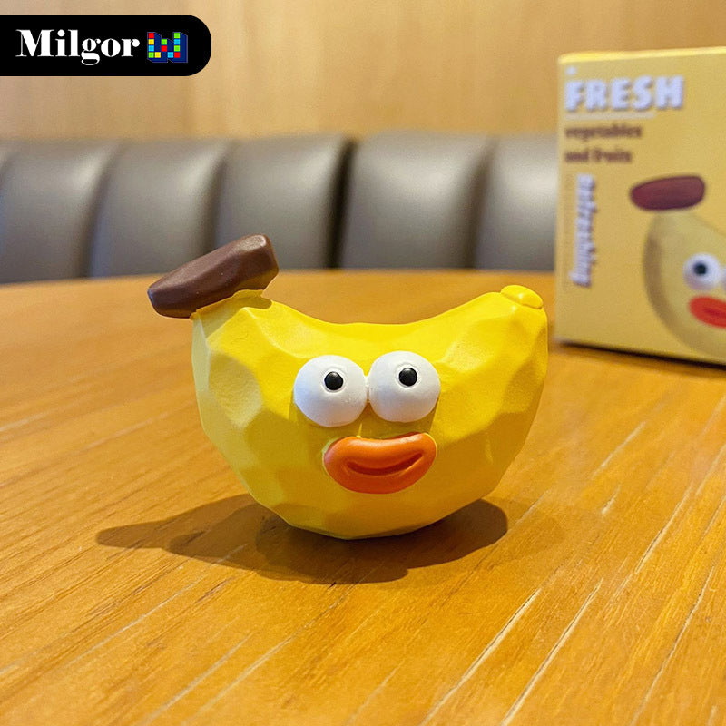 Cute Fruits and Vegetables Blind Boxes Desktop Decoration