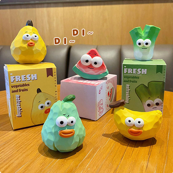 Cute Fruits and Vegetables Blind Boxes Desktop Decoration