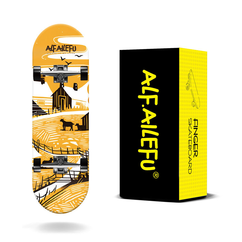 Pro Store Wooden Fingerboard Toys Maple Finger Skateboard Mini