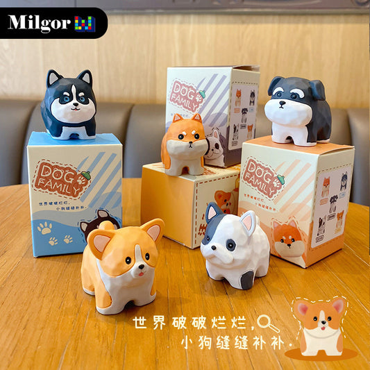 Cute Dogs Series Blind Box for Shelf Tabletop Desk Decoration