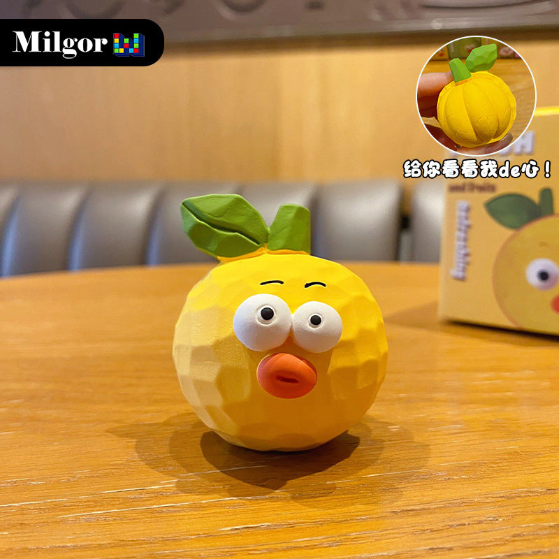 Cute Fruit Series Blind Boxes for Office Desktop Decoration