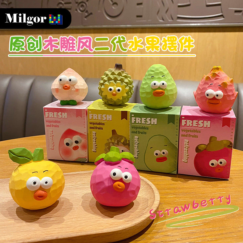 Cute Fruit Series Blind Boxes for Office Desktop Decoration