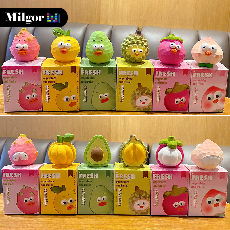 Cute Fruit Series Blind Boxes for Office Desktop Decoration