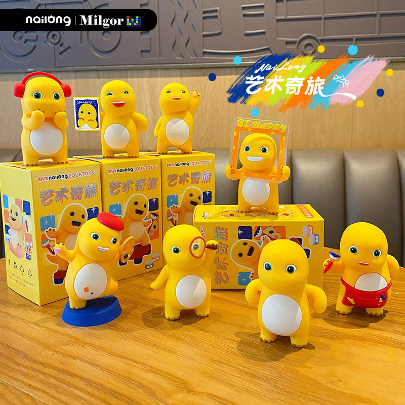 blind boxes nailong art series 8pcs