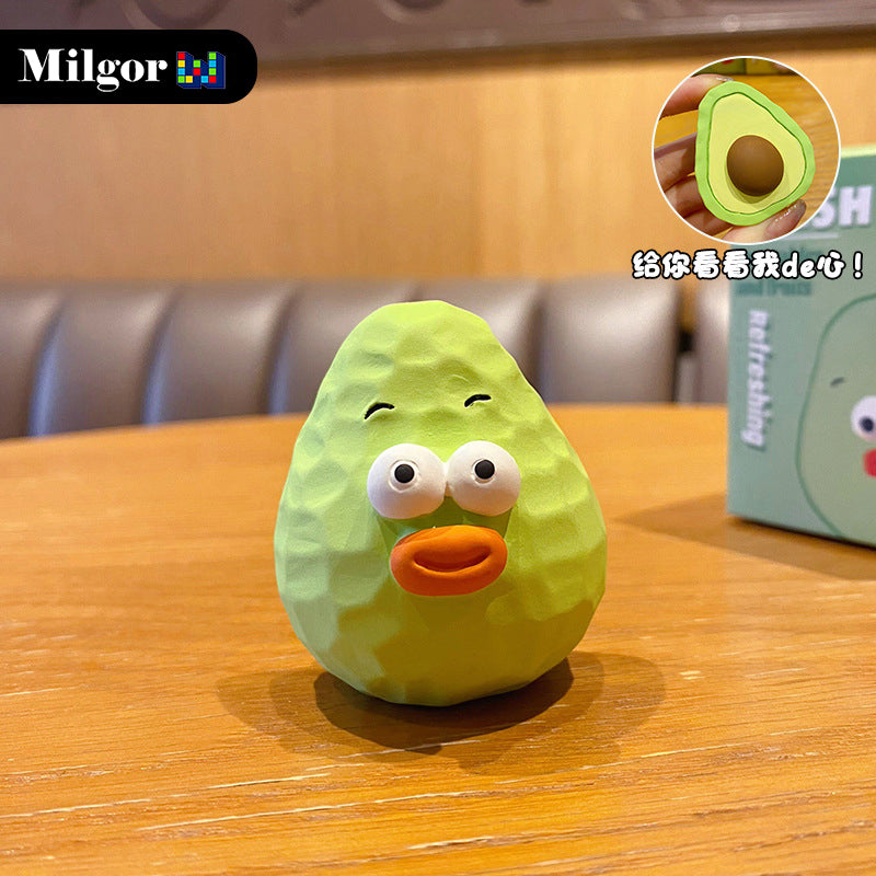 blind box avocado cute fruit