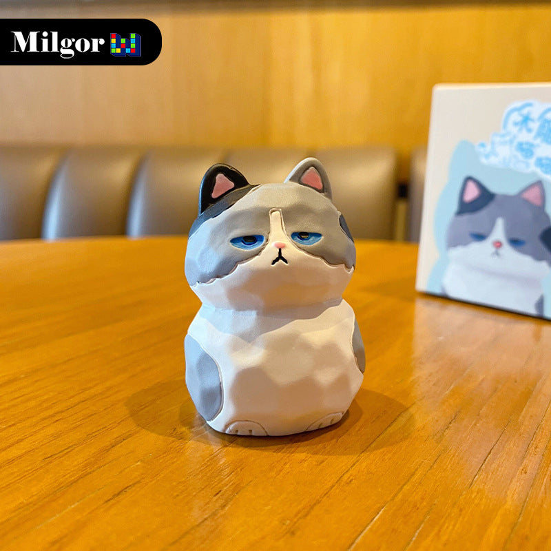 blind box blue cat toy