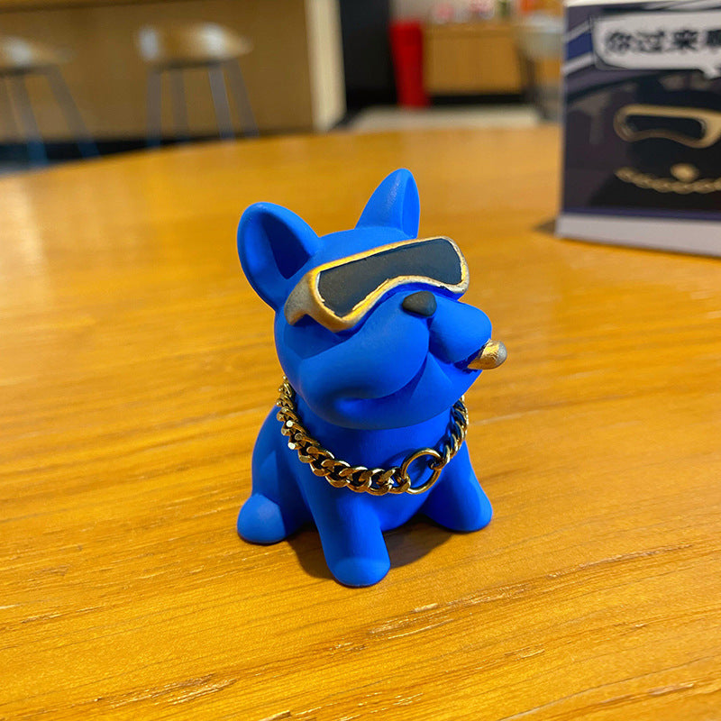 blind box cute bulldog blue