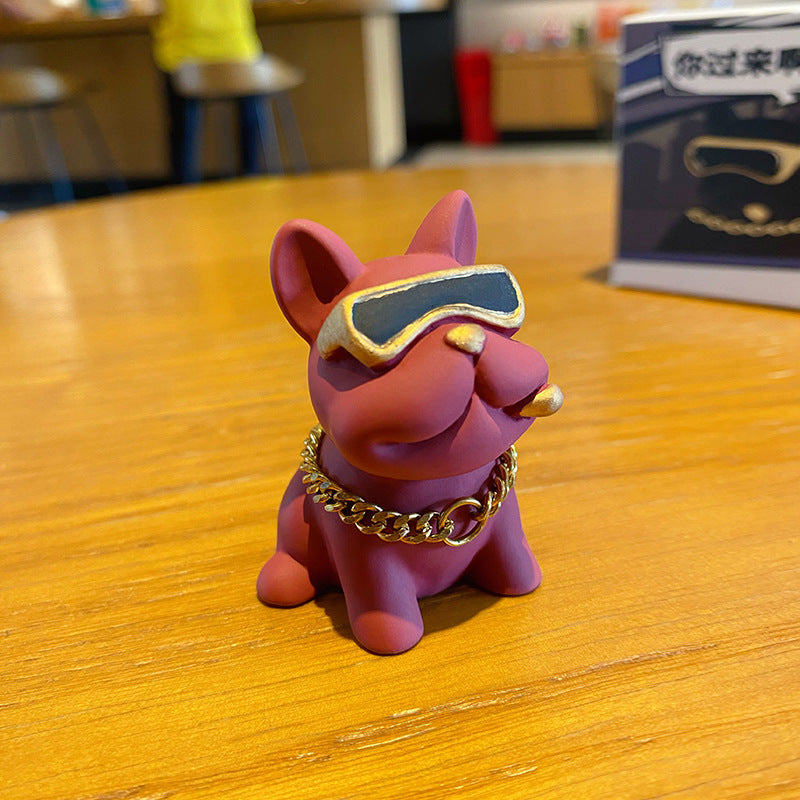 blind box cute bulldog red