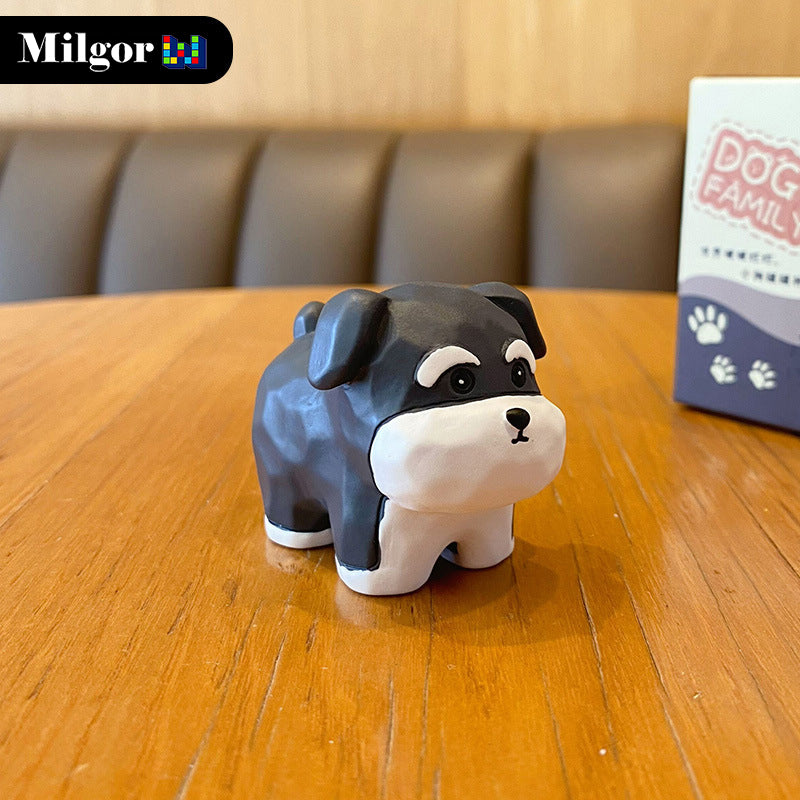 blind box cute dog schnauzer