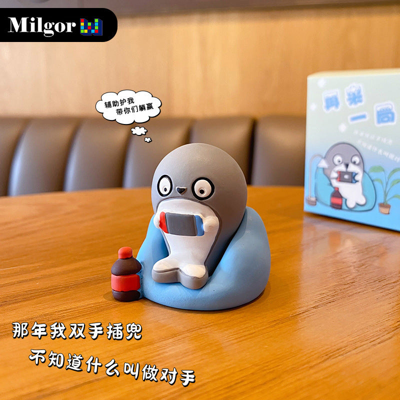 blind box dolphin playing game toy