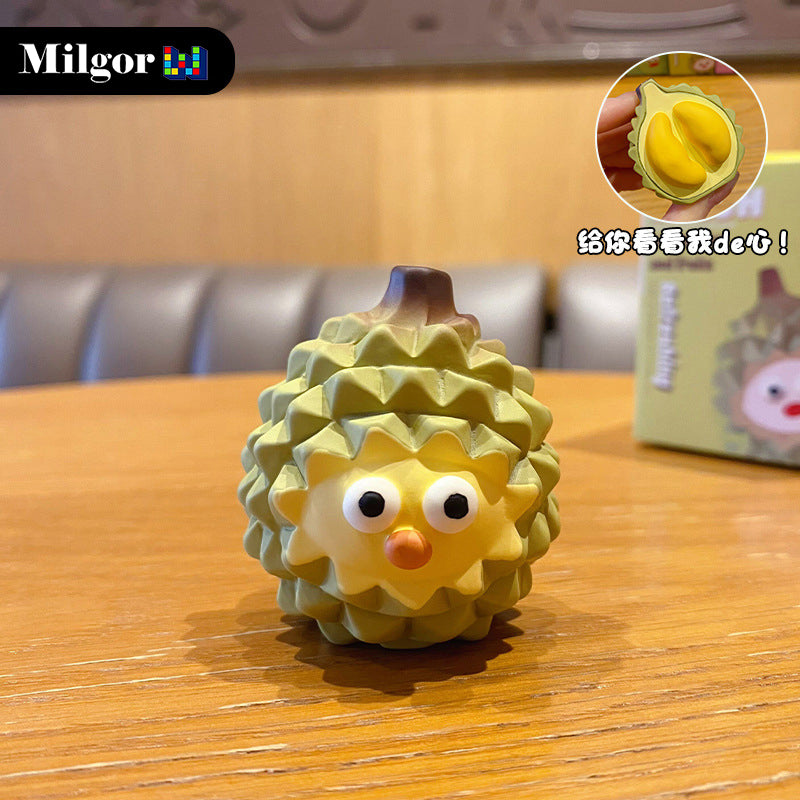 blind box durian cute fruit toy