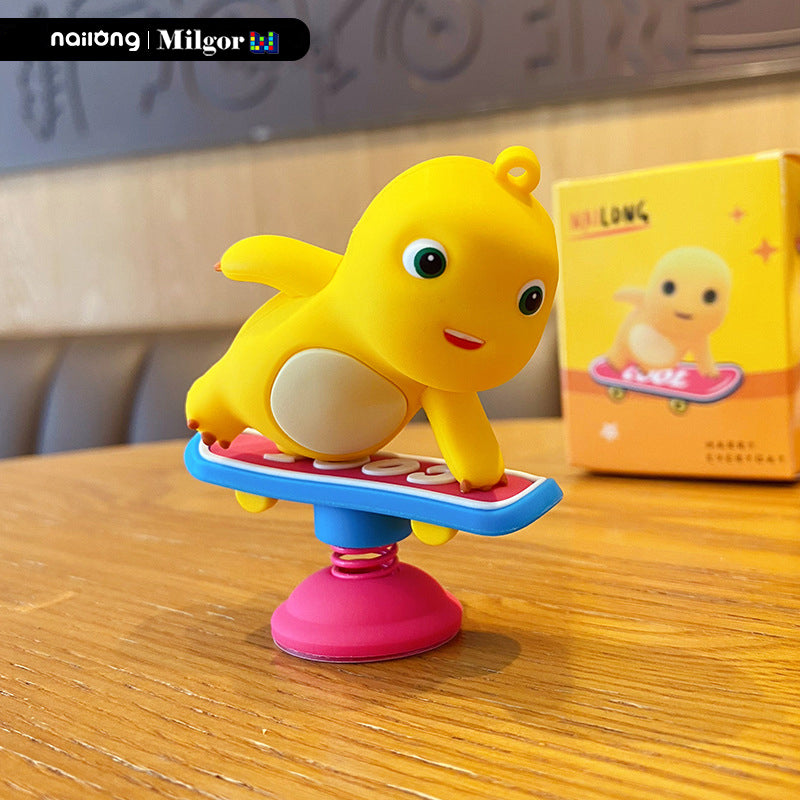 blind box nailong skateboarding