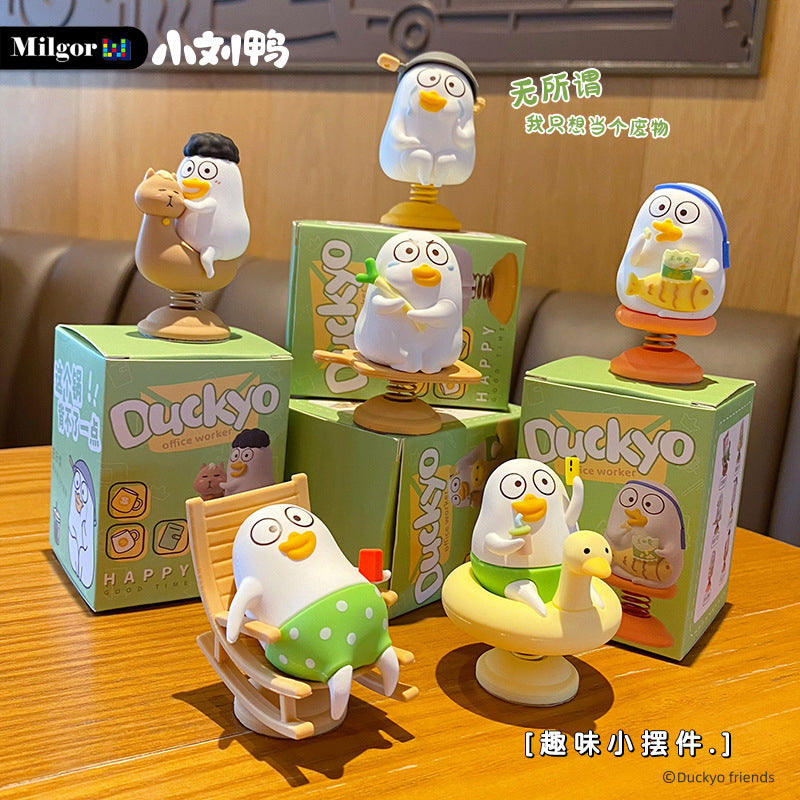 blind boxes set cute duckyo toys