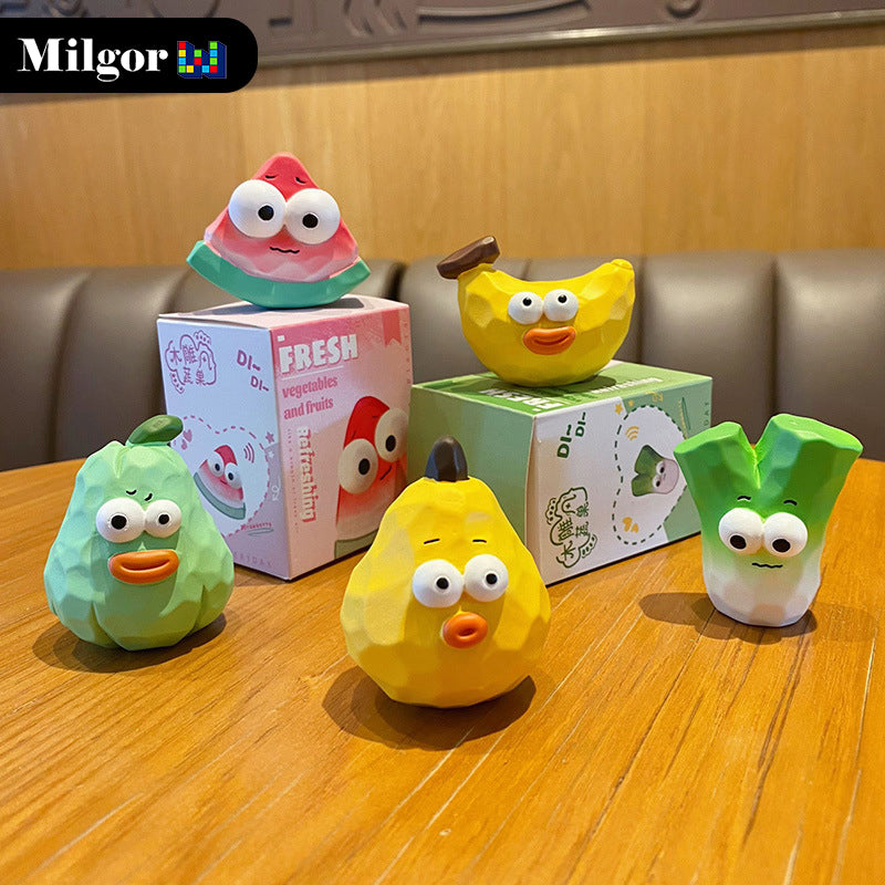 blind boxes set cute vegetables fruits