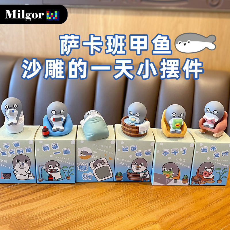 blind boxes set dolphin toys