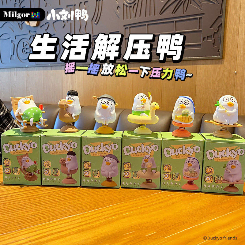 blind boxes set duckyo series figures