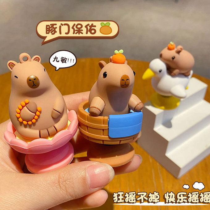 car dashboard toys capybara series