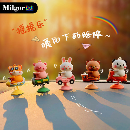 car dashboard toys cute cartoon animals