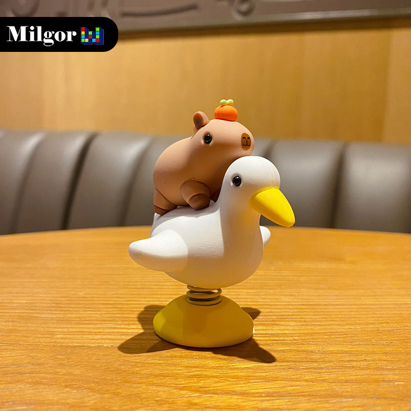 car decorations capybara toys