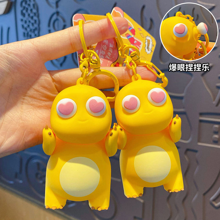 cute keychains nailong big eyes series