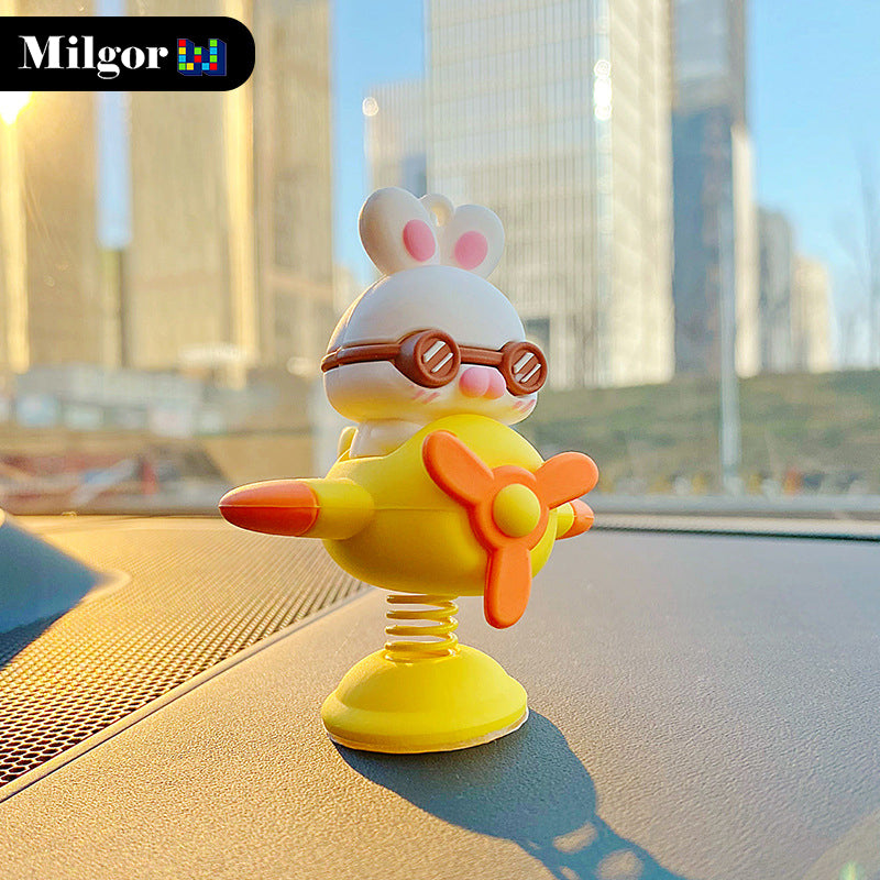 cute vehicle dashboard decoration toy