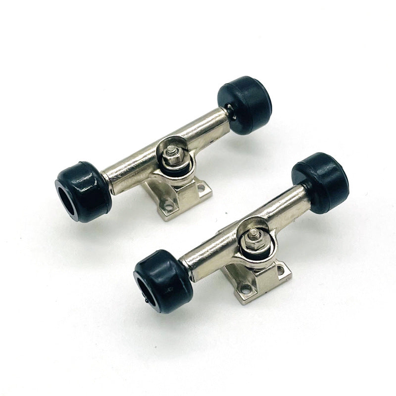 fingerboard trucks black wheels