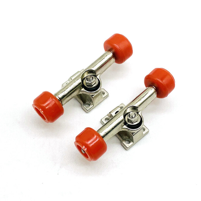 fingerboard trucks red wheels