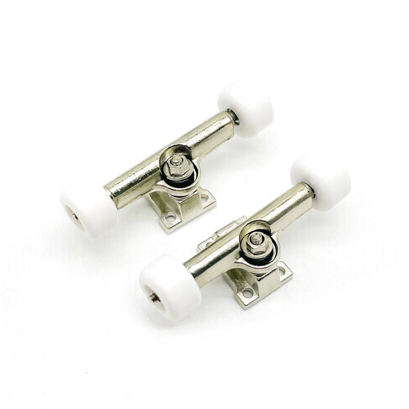 fingerboard trucks white wheels