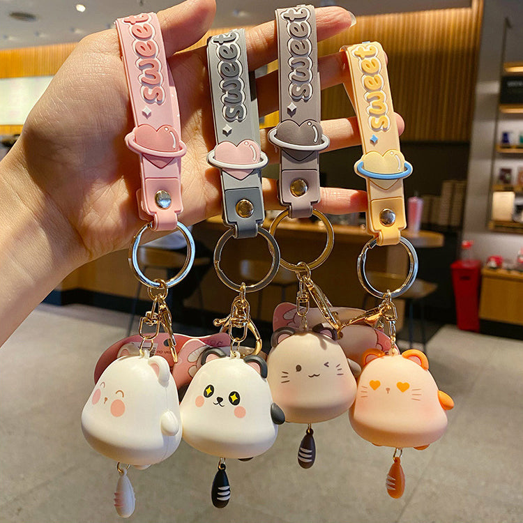 key chains cute cats cartoon