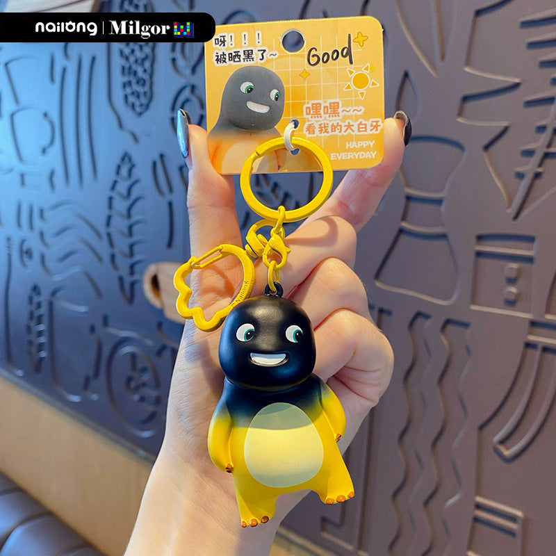 key chains nailong black face