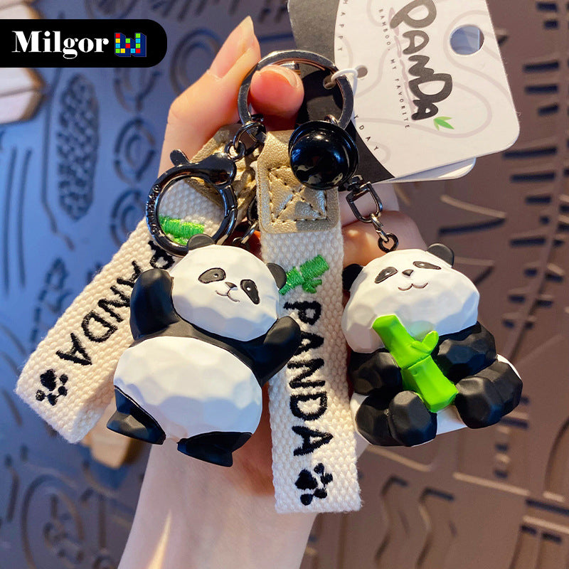 keychains cute pandas