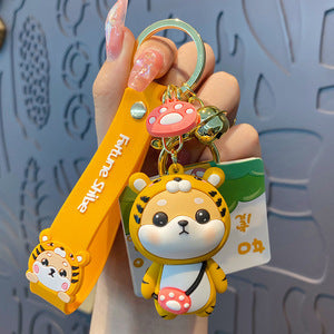 keychains cute tiger
