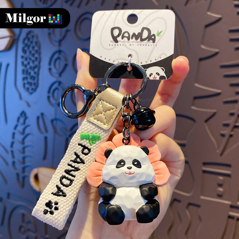 keychains panda cute toy