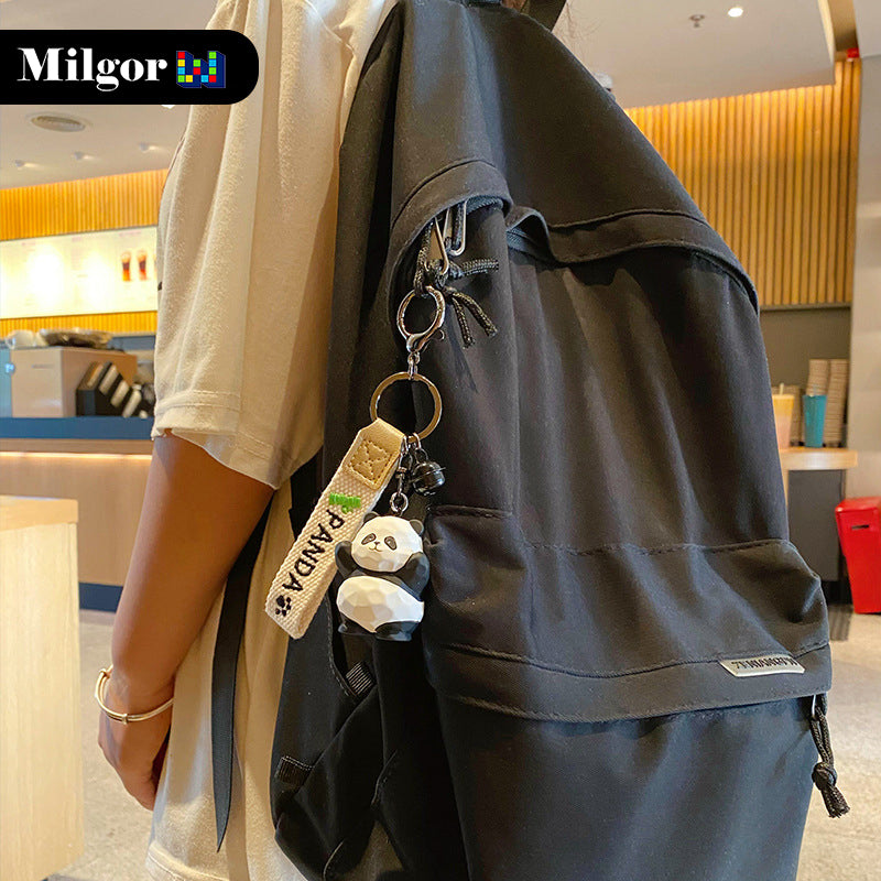 keychains schoolbag cute panda