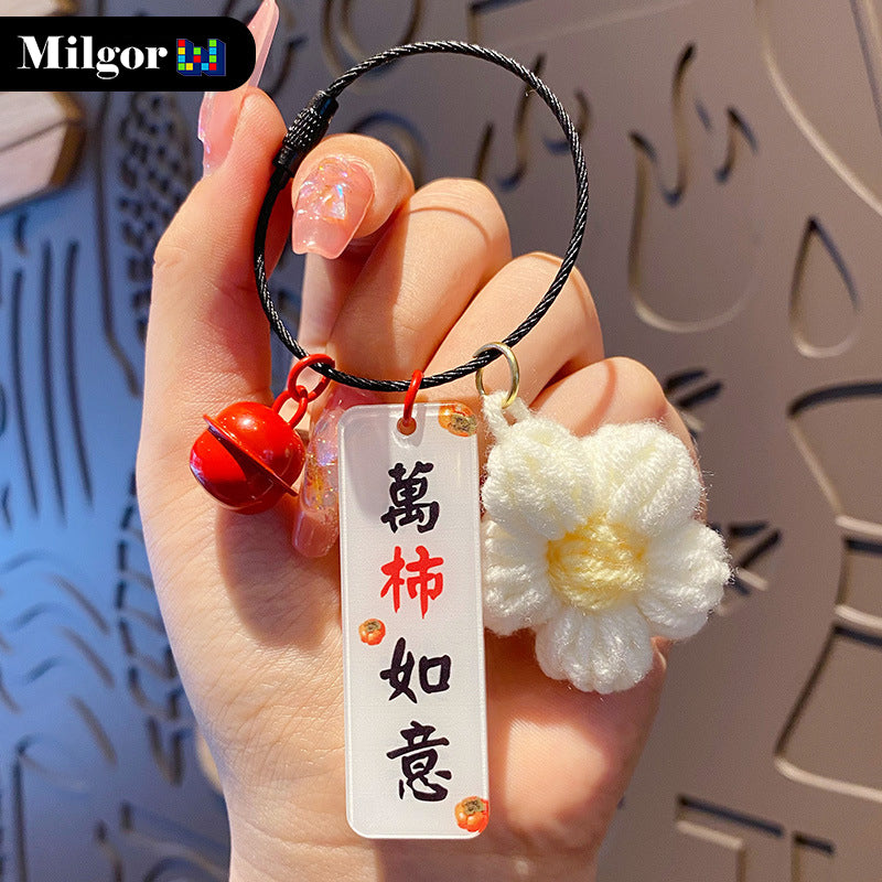 keyrings cute flower