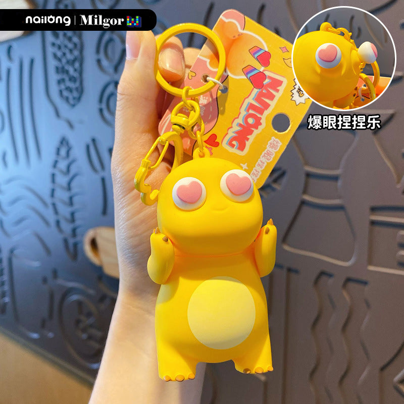 keyrings cute nailong big eyes series