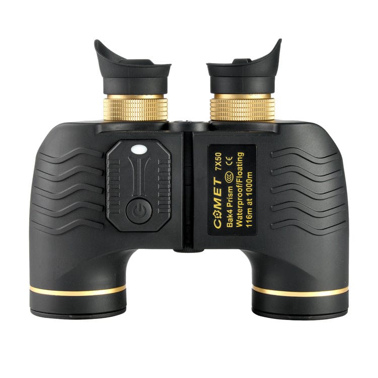 MILGOR MILGOR 7x50 Boating Stabilized Binoculars Marine Sailing Binoculars with Compass and Rangefinder COMET-W01