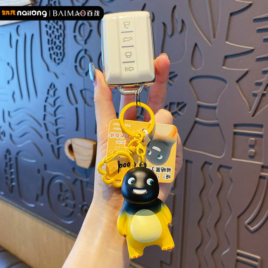 Nailong Black Face Keychains Bag Charms