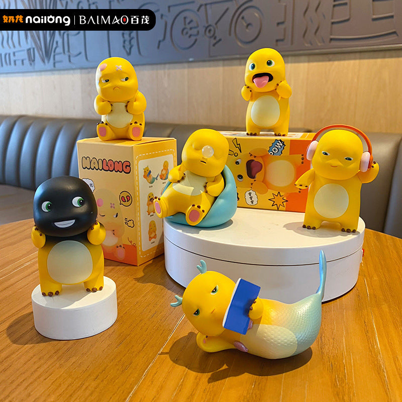 Nailong Tongue Out Toy Figures