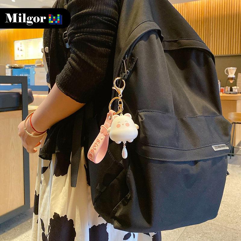 schoolbag keychains cute cats cartoon
