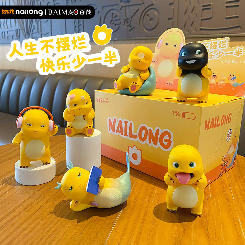 Nailong Tongue Out Toy Figures