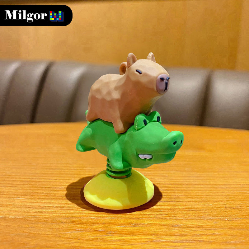vehicle dashboard ornaments capybara toy